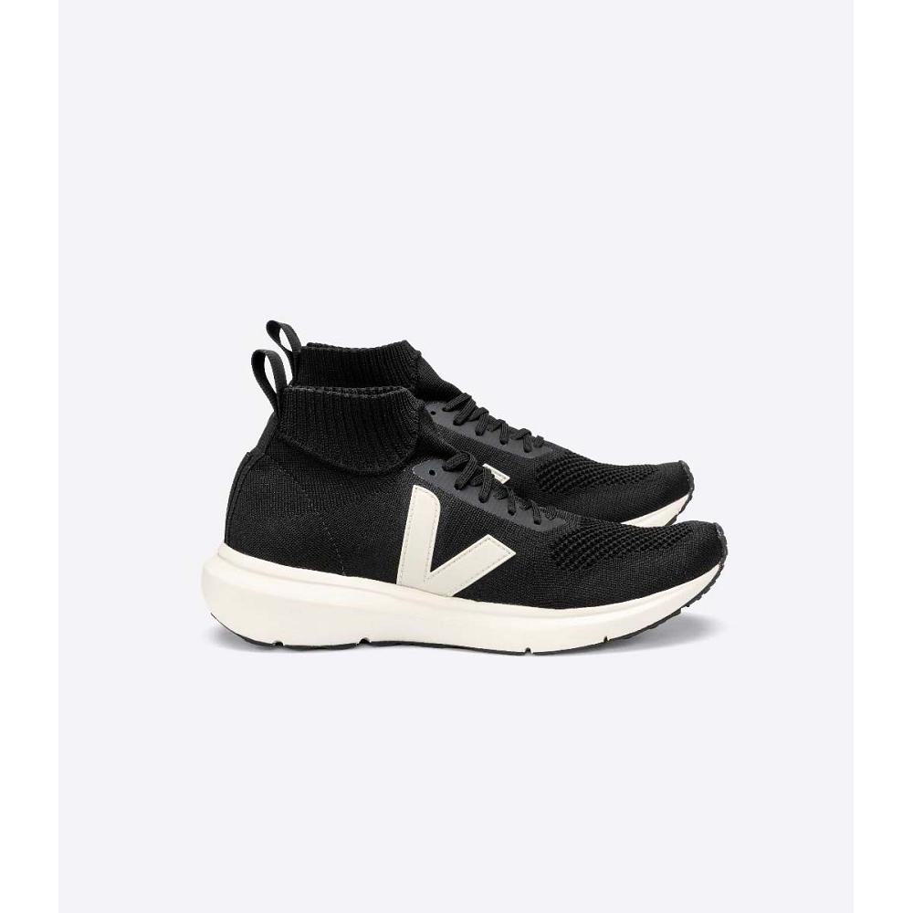 Veja V-KNIT VEJA X RICK OWENS MID Futócipő Férfi Fekete | HU 153HAP